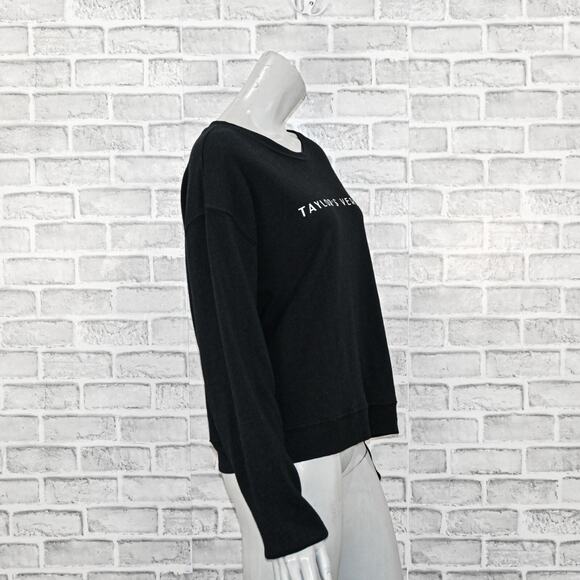 Taylor Swift Women's Taylor's Version Sweatshirt in Black Fleece Size Large - Picture 5 of 9